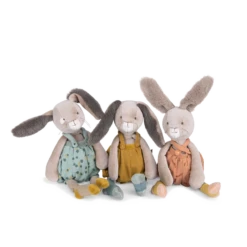 Moulin Roty Peluche Lapin Argile 15 Moulin Roty Peluche Lapin Argile -Moulin Roty Peluche Lapin argile Trois petits lapins Moulin Roty 5 1