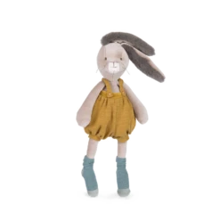 Moulin Roty Peluche Lapin Ocre -Moulin Roty Peluche Lapin ocre Trois petits lapins Moulin Roty 2 1