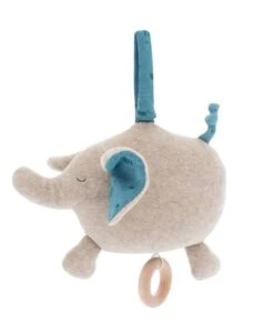 Moulin Roty Peluche Musicale Eléphant 7 Moulin Roty Peluche Musicale Eléphant -Moulin Roty Peluche musicale Elephant Sous mon baobab Moulin Roty 2