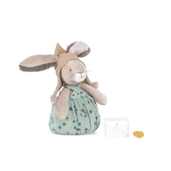 Moulin Roty Lapin Musical 7 Moulin Roty Lapin Musical -Moulin Roty Peluche musicale Lapin Trois petits lapins Moulin Roty 1 1