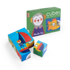 Moulin Roty Puzzle 6 Cubes -Moulin Roty Puzzle 6 cubes Les Popipop Moulin Roty 2