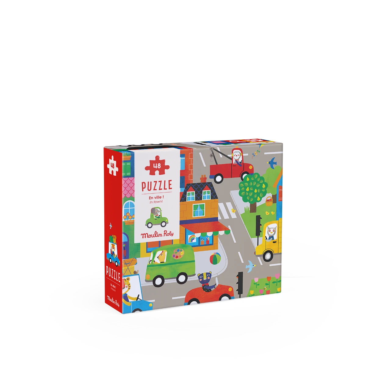 Moulin Roty Puzzle En Ville 48 Pcs 3 Moulin Roty Puzzle En Ville 48 Pcs
