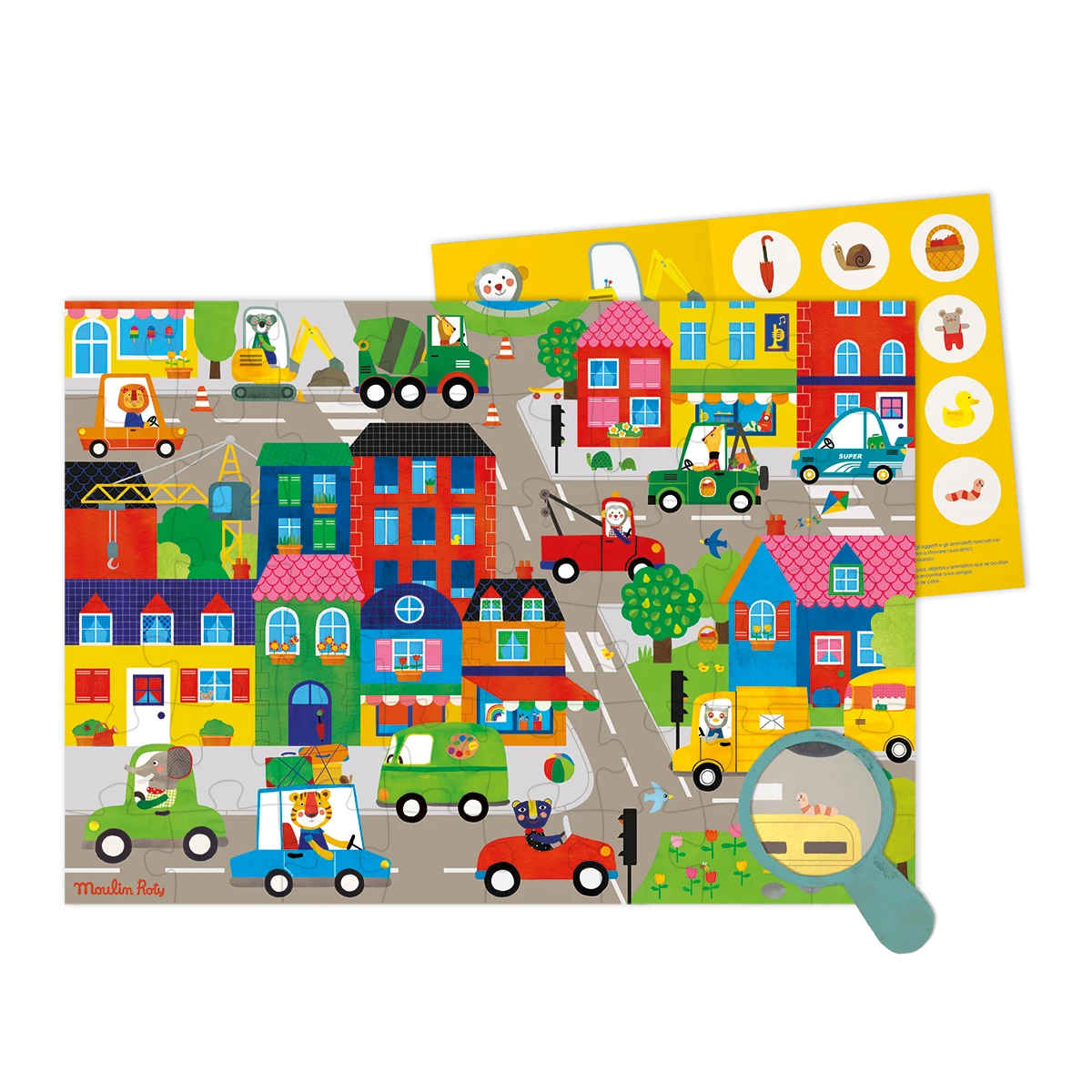 Moulin Roty Puzzle En Ville 48 Pcs 5 Moulin Roty Puzzle En Ville 48 Pcs – Image 3