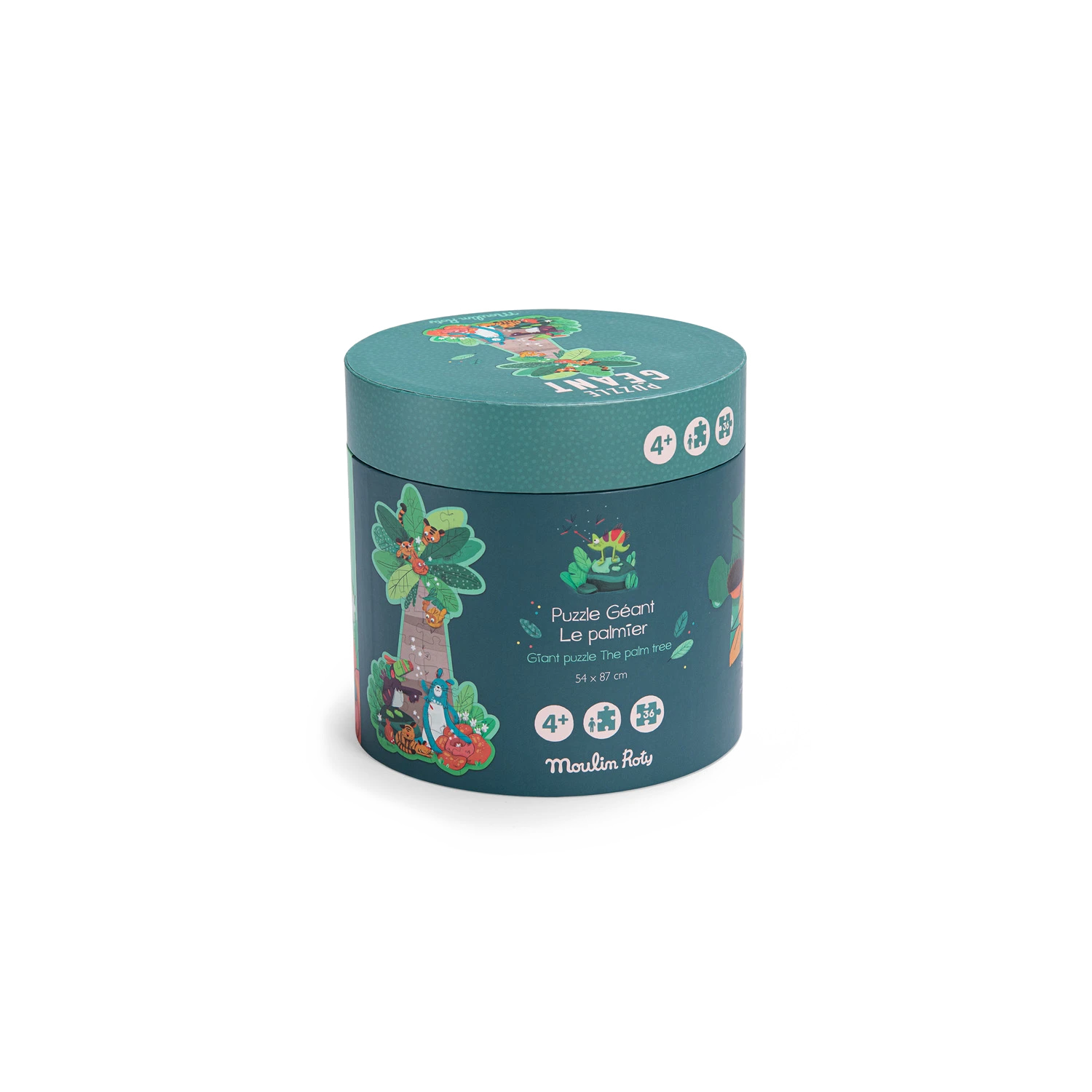 Moulin Roty Puzzle Géant Palmier 36 Pièces 5 Moulin Roty Puzzle Géant Palmier 36 Pièces – Image 3