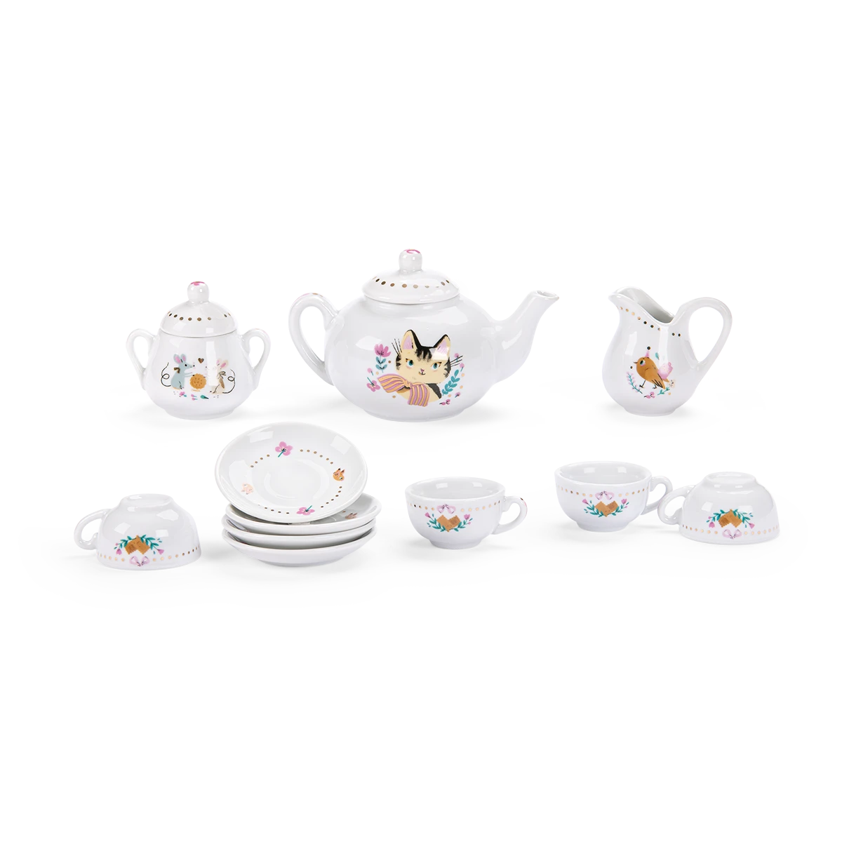 Moulin Roty Valise Dînette Thé Céramique 7 Moulin Roty Valise Dînette Thé Céramique – Image 5