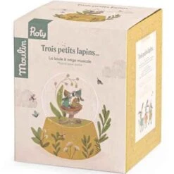 Moulin Roty Boule à Neige Musicale Trois Petits Lapins -Moulin Roty boule a neige musicale trois petits lapins 6