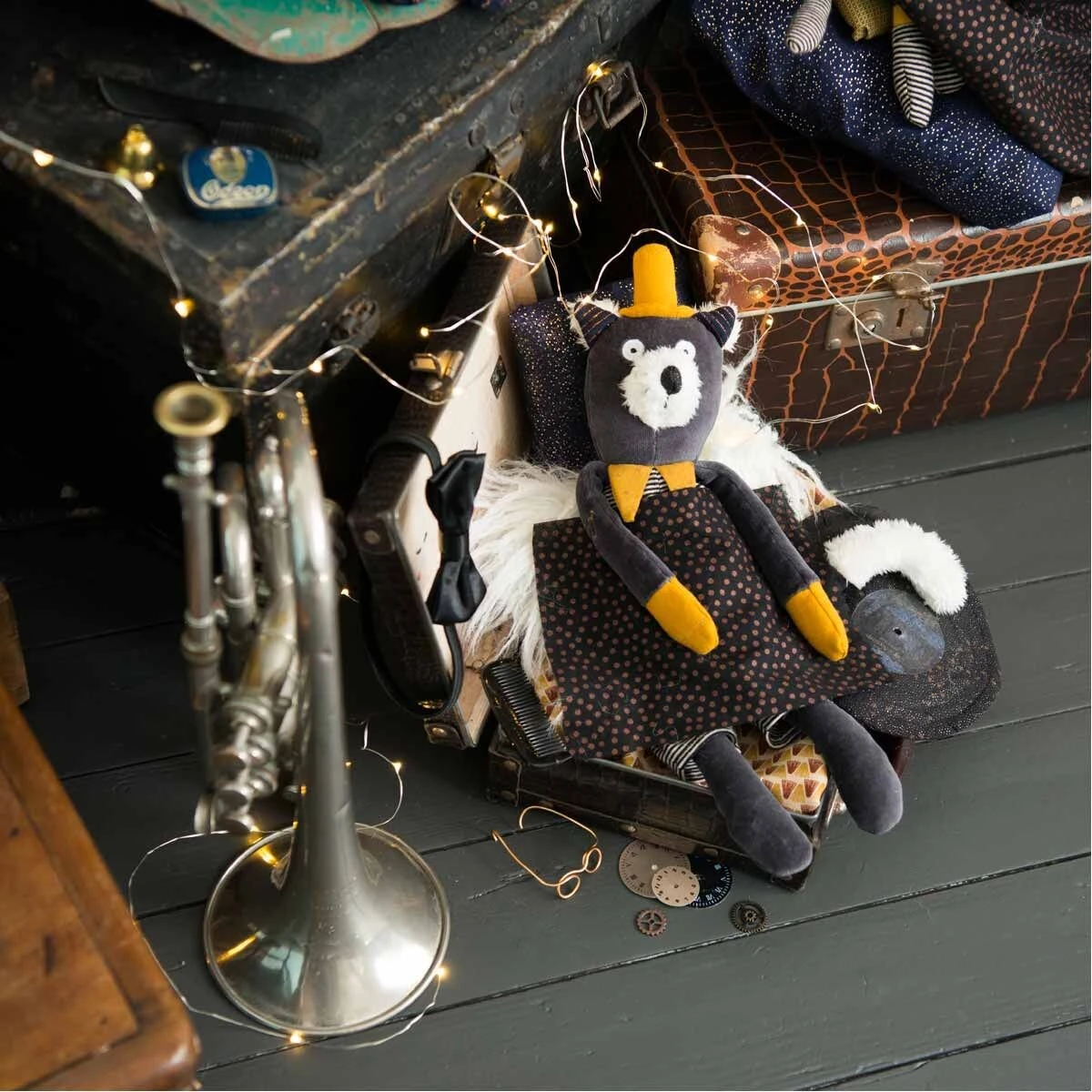 Moulin Roty Peluche Chat Alphonse 5 Moulin Roty Peluche Chat Alphonse – Image 3