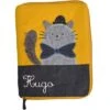 Moulin Roty Protège Carnet De Santé Chat Fernand Les Moustaches (personnalisable) -Moulin Roty protege carnet de sante chat fernand les moustaches personnalisable