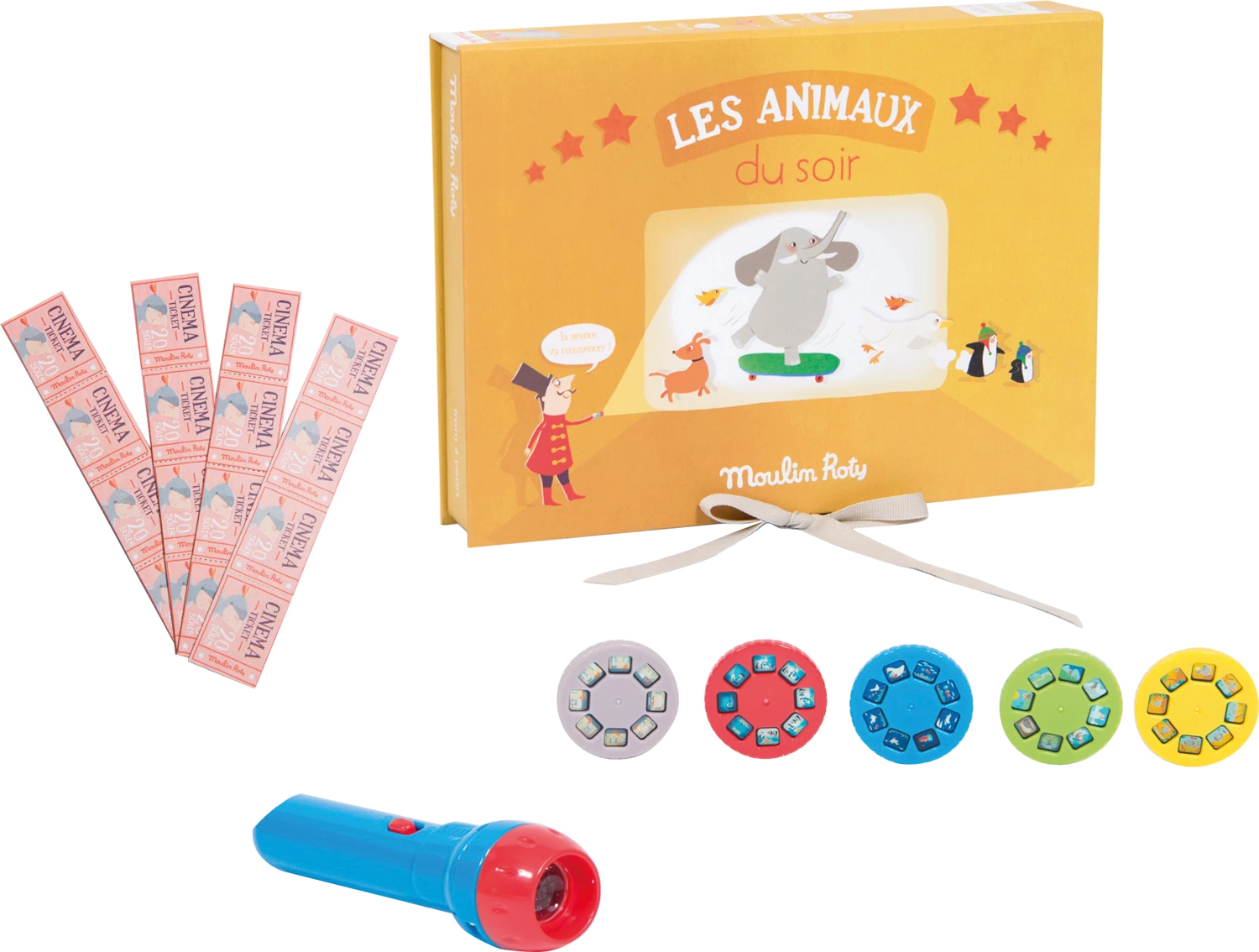 Moulin Roty Coffret Cinéma Les Animaux 4 Moulin Roty Coffret Cinéma Les Animaux – Image 2